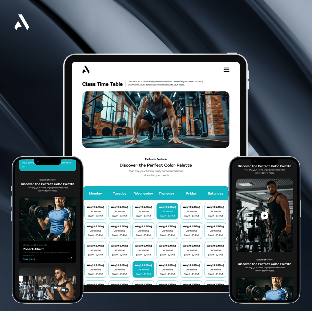 GYM Training Website - Image 3